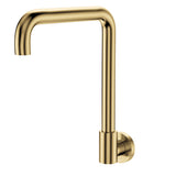 Fienza 228122UB-LF Kaya Squareline Wall Swivel Outlet Set, Urban Brass