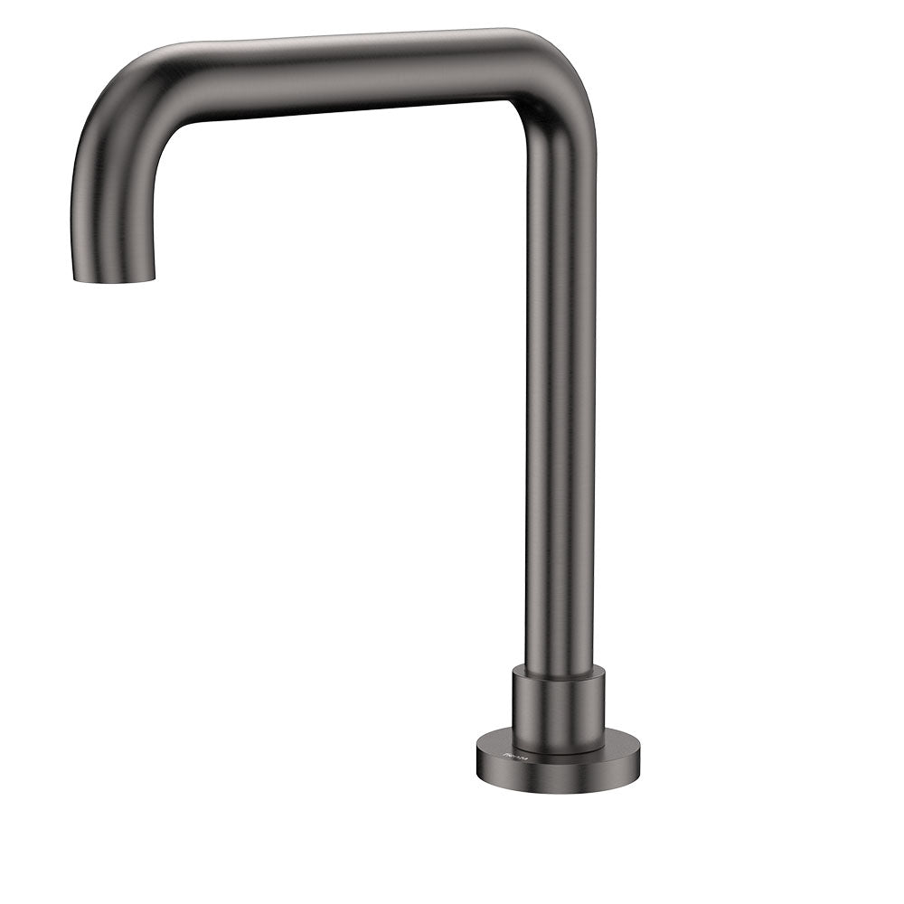 Fienza 228123GM-LF Kaya Squareline Hob Outlet, Gun Metal