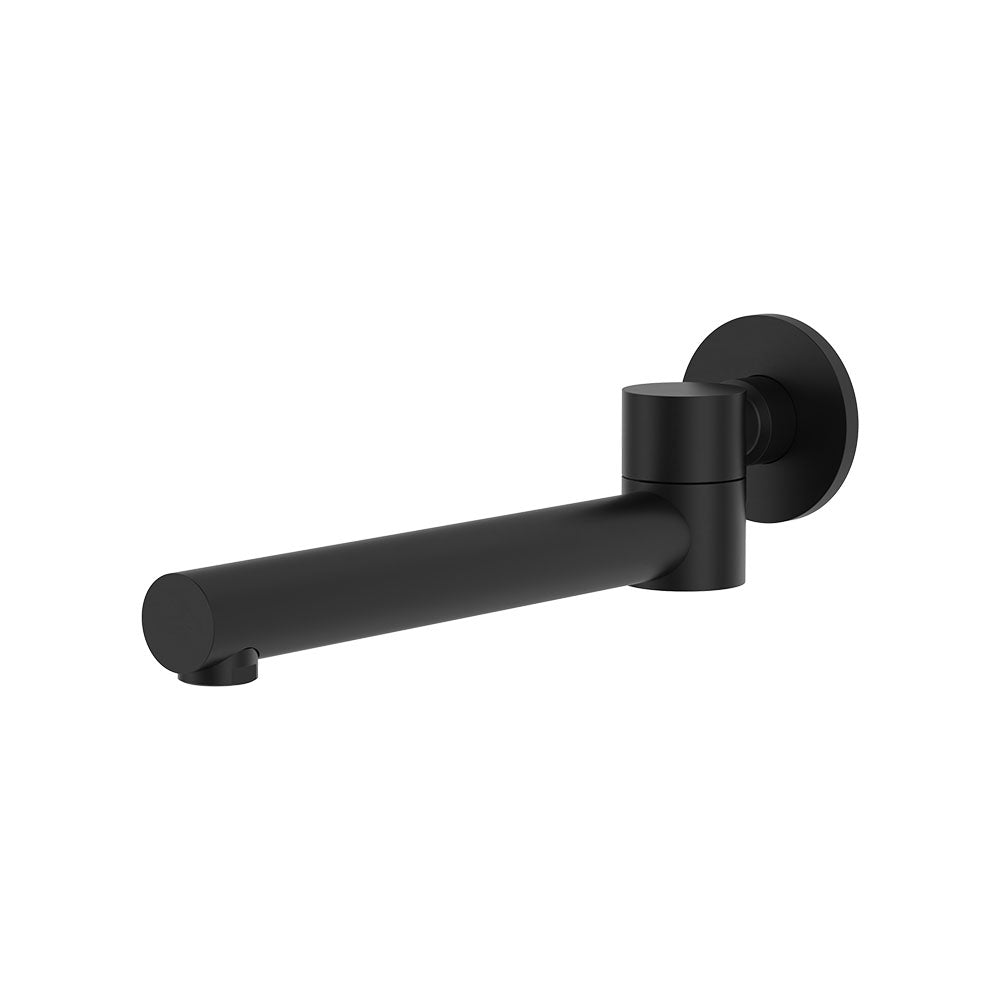 Fienza 228125B-LF Kaya Swivel Basin/Bath Outlet, Matte Black