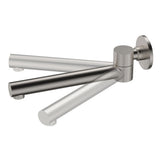 Fienza 228125BN-LF Kaya Swivel Basin/Bath Outlet, Brushed Nickel