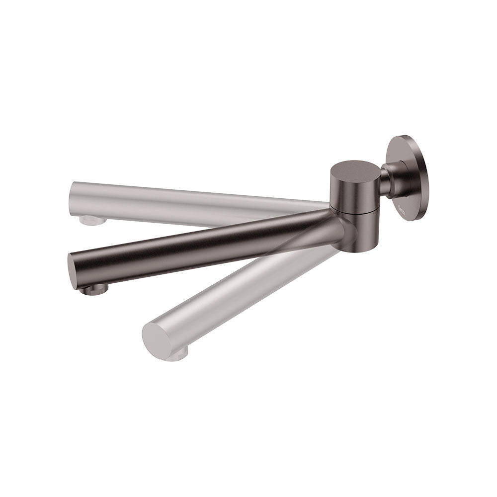 Fienza 228125GM-LF Kaya Swivel Basin/Bath Outlet, Gun Metal