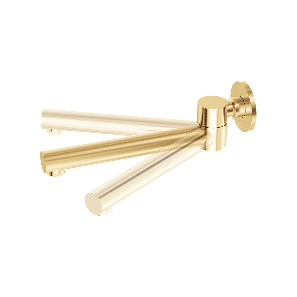 Fienza 228125UB-LF Kaya Swivel Basin/Bath Outlet, Urban Brass