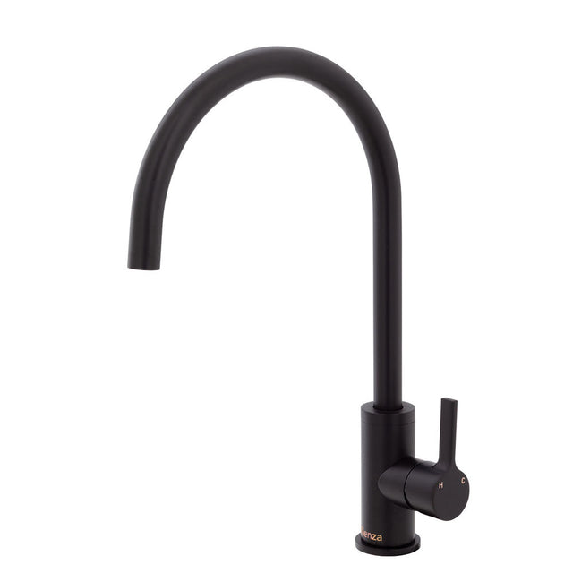 Fienza Sansa 229105B Matte Black Mixer Tap Kitchen Taps
