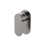 Fienza 234101GM-LF Empire Slim Wall Mixer, Oval Plate, Lead Free, Gun Metal