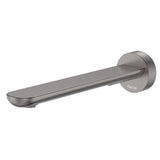 Fienza 234116GM-2-LF Empire Slim Wall Bath/Basin Outlet, 220mm, Round Plate, Lead Free, Gun Metal