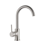 Nero NR250807BN Dolce Gooseneck Kitchen Mixer - Brushed Nickel