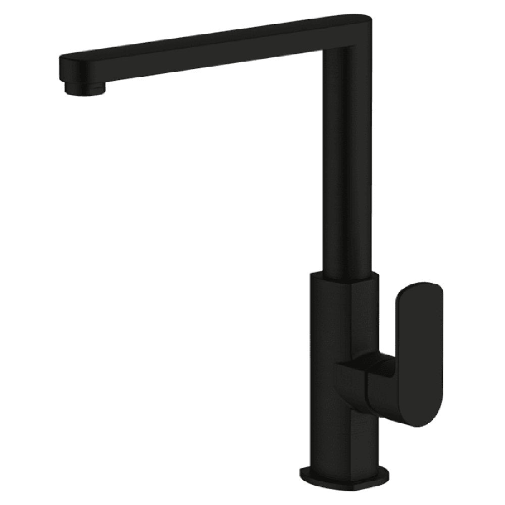 Abey Madison Kitchen Mixer Side Lever, Black, 2K1-B