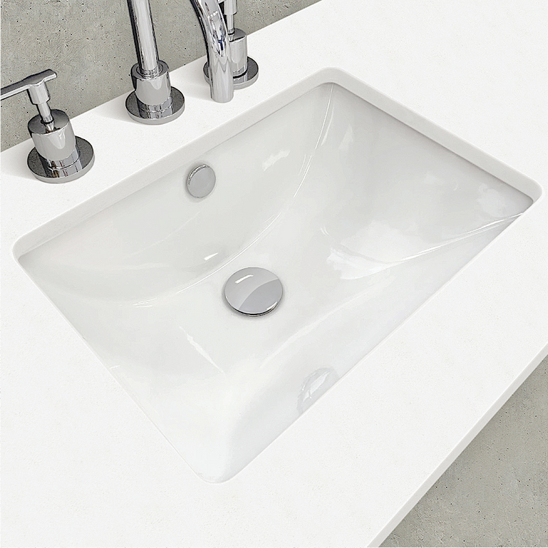 Fienza SC150SKS Crystal Pure Undermount Stone Top, Edge Scandi Oak 1500mm (Single Basin) Vanity Unit with Kickboard