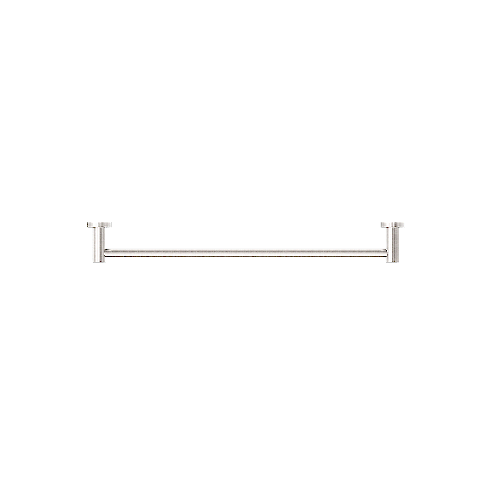 Nero Dolce Single Towel Rail 600mm Brushed Nickel NR2024BN