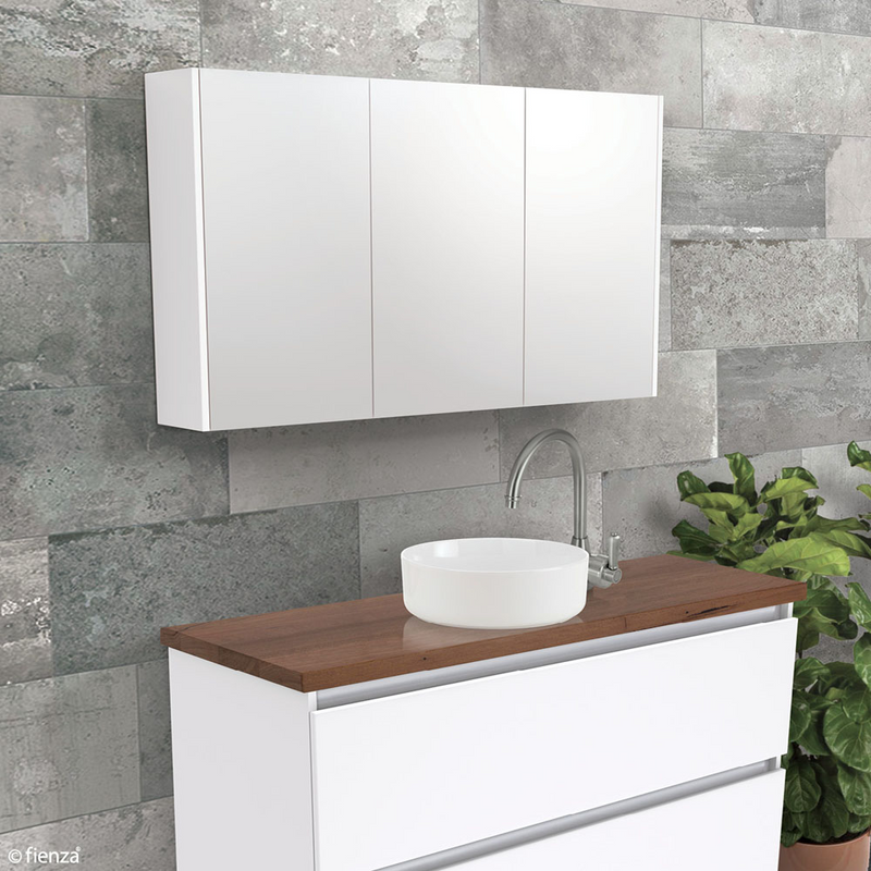 Fienza PSC1500X Mirror Cabinet 1500mm with Side Panels Industrial