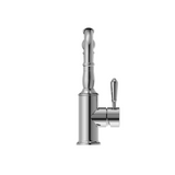 Nero York Tall Basin Mixer Hook Spout With Metal Lever, Chrome NR69210202CH