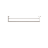 Nero Dolce 700mm Double Towel Rail Brushed Nickel NR3630DBN