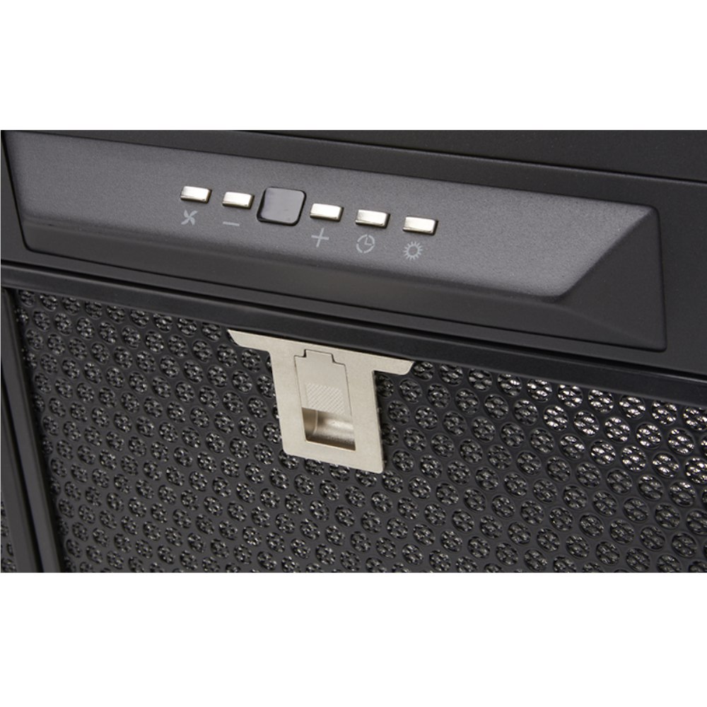 Schweigen UM1390-9BST 90cm Silent Undermount Rangehood, 900m3/hr, Matte Black