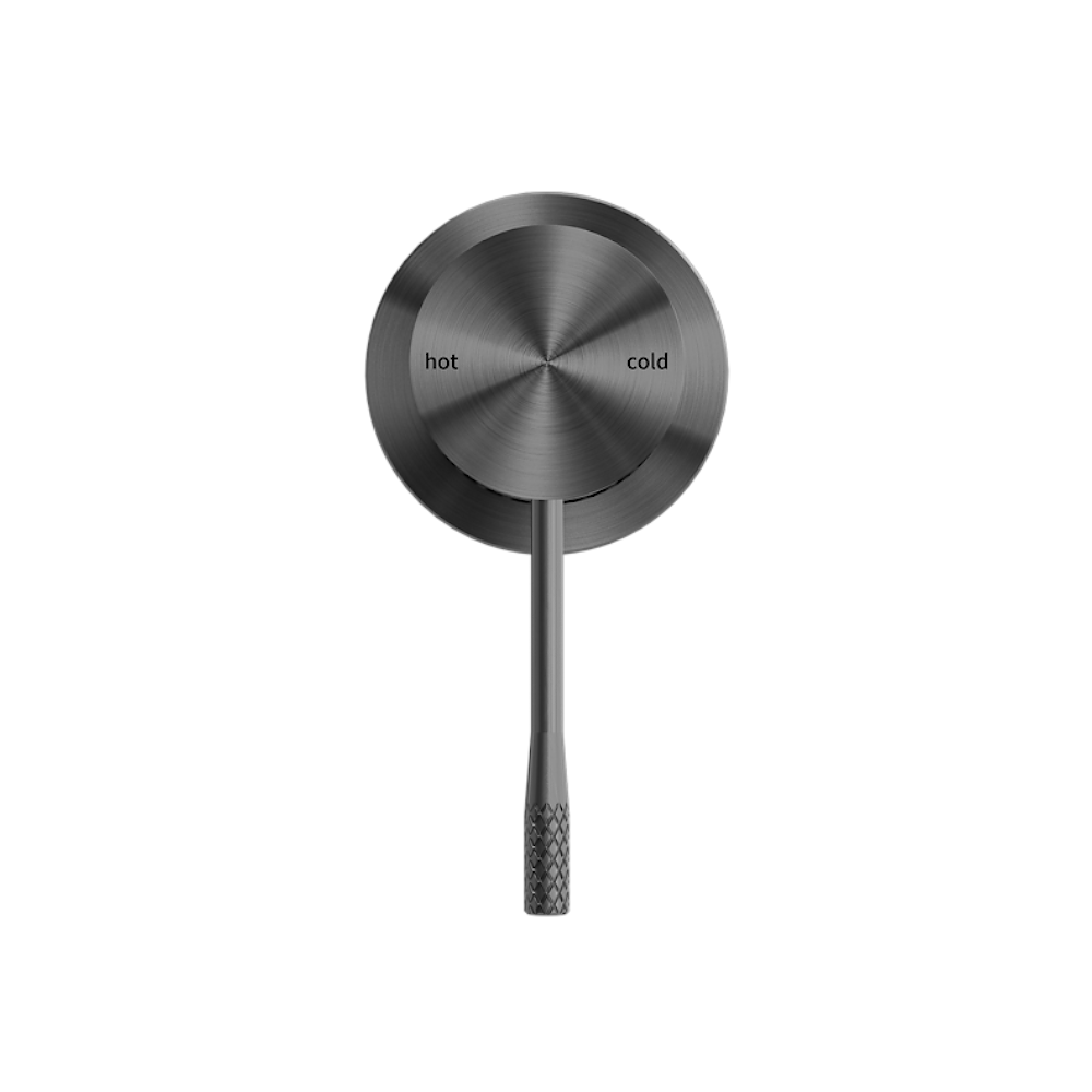 Nero Opal Shower Mixer with 60mm Plate Graphite NR251909hGR