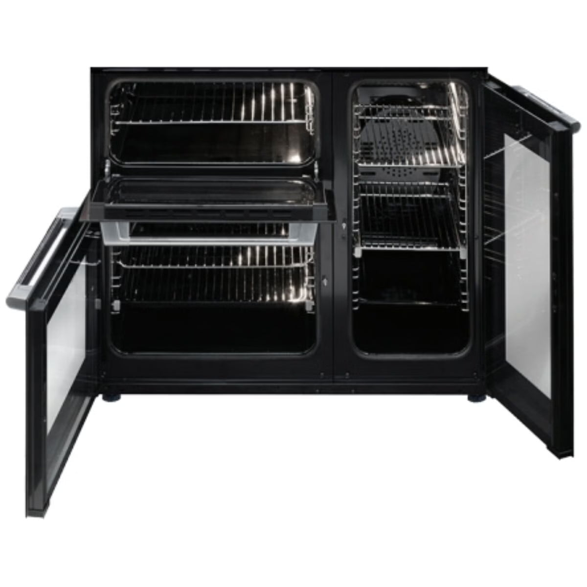 Artusi AFIR935B 90cm Induction Range Stove & 3 Door Electric Oven, Matte Black