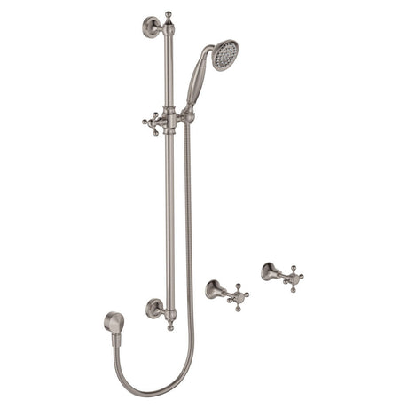 Fienza Lillian Rail Shower Set Brushed Nickel 336103Bn Showers