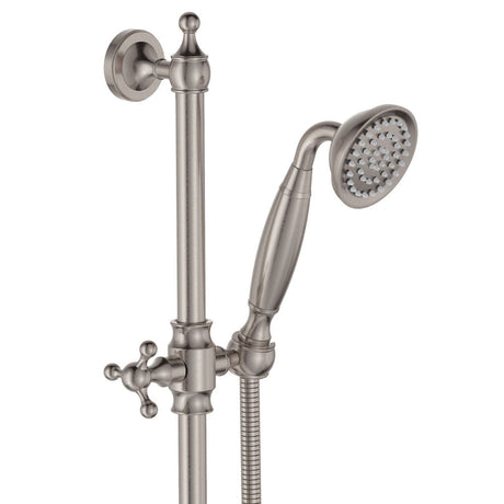 Fienza Lillian Lever Rail Shower Set Brushed Nickel 339103Bn Showers