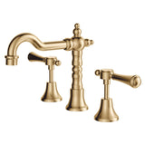 Fienza 339101UU-LF Lillian Shepherds Crook Lever Basin Set, Urban Brass