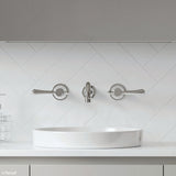 Fienza 339102CC-LF Lillian Lever Basin Bath Wall Set, Chrome
