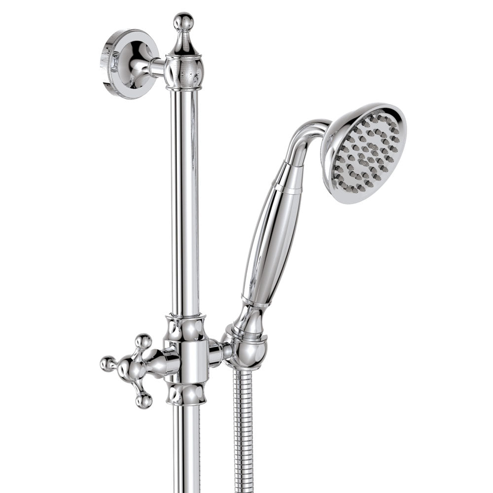 Fienza Lillian Lever Rail Shower Set Chrome 339103 Showers