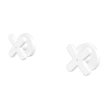 Fienza 343104MW-LF Kaya Cross Wall Taps Matte White
