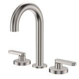 Fienza 344101BN-LF Kaya Round Hob Set Lever Taps Brushed Nickel