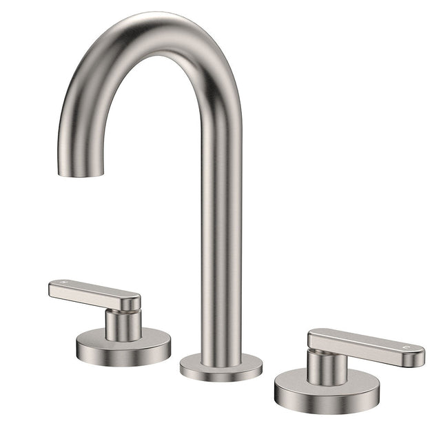 Fienza 344101BN-LF Kaya Round Hob Set Lever Taps Brushed Nickel