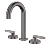 Fienza 344101GM-LF Kaya Round Hob Set Lever Taps Gun Metal