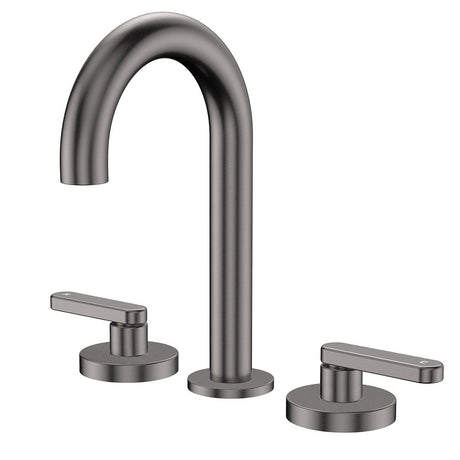 Fienza 344101GM-LF Kaya Round Hob Set Lever Taps Gun Metal