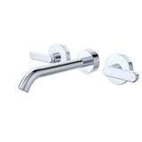 Fienza 344102-LF Kaya Wall Set Lever Taps 180mm Chrome