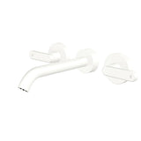 Fienza 344102MW-LF Kaya Wall Set Lever Taps 180mm Matte White