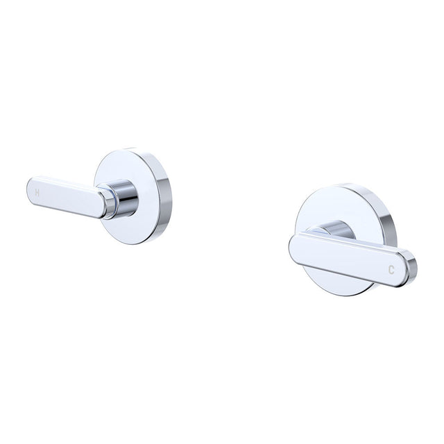 Fienza 344104-LF Kaya Lever Wall Taps Chrome