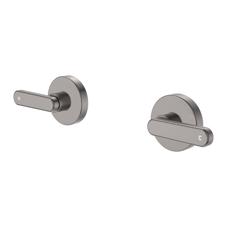 Fienza 344104UB-LF Kaya Lever Wall Taps Gun Metal