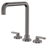 Fienza 344106GM-LF Kaya Squareline Hob Set, Lever Taps, Gun Metal