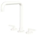 Fienza 344106MW-LF Kaya Squareline Hob Set, Lever Taps, Matte White