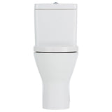 Fienza 385447WA Resort Back-to-Wall Toilet Suite, S Trap, 90-200, with Bottom Inlet, White