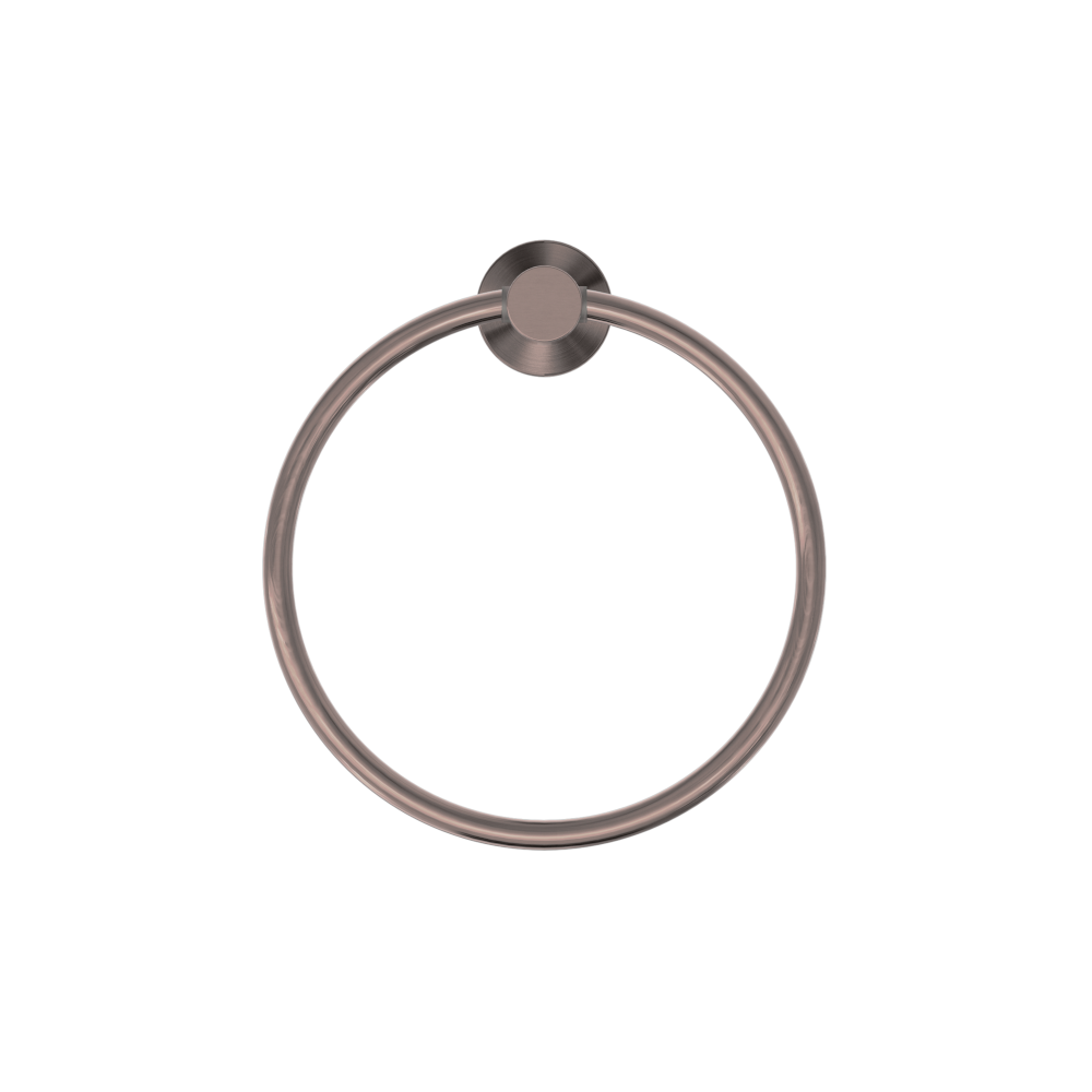 Nero Mecca Hand Towel Ring Brushed Bronze NR1980BZ