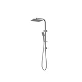 Nero NR301505cGM Celia Square 250mm Combination Shower - Gunmetal Grey