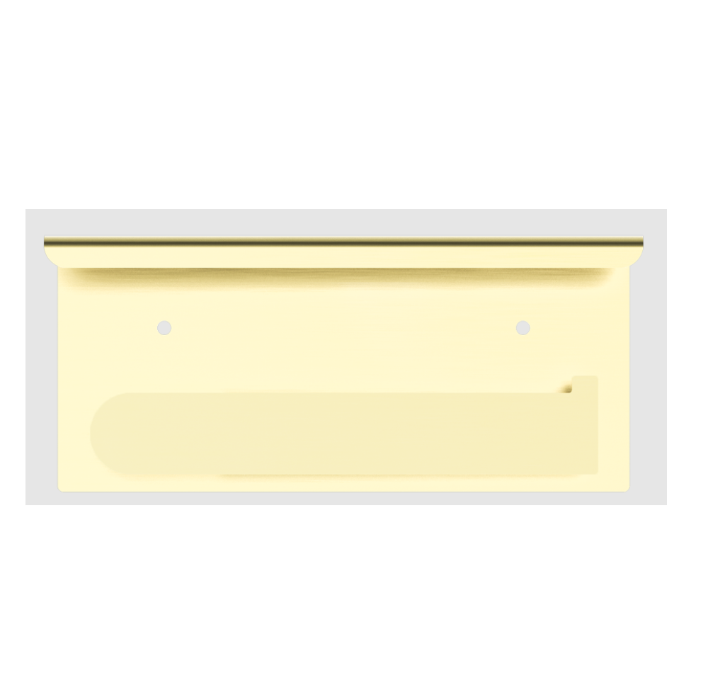 Nero Bianca Toilet Roll Holder with Phone Holder Brushed Gold NR9086ABG