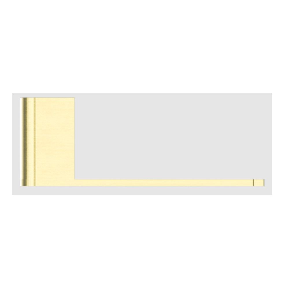 Nero Bianca Toilet Roll Holder Brushed Gold NR9086BG