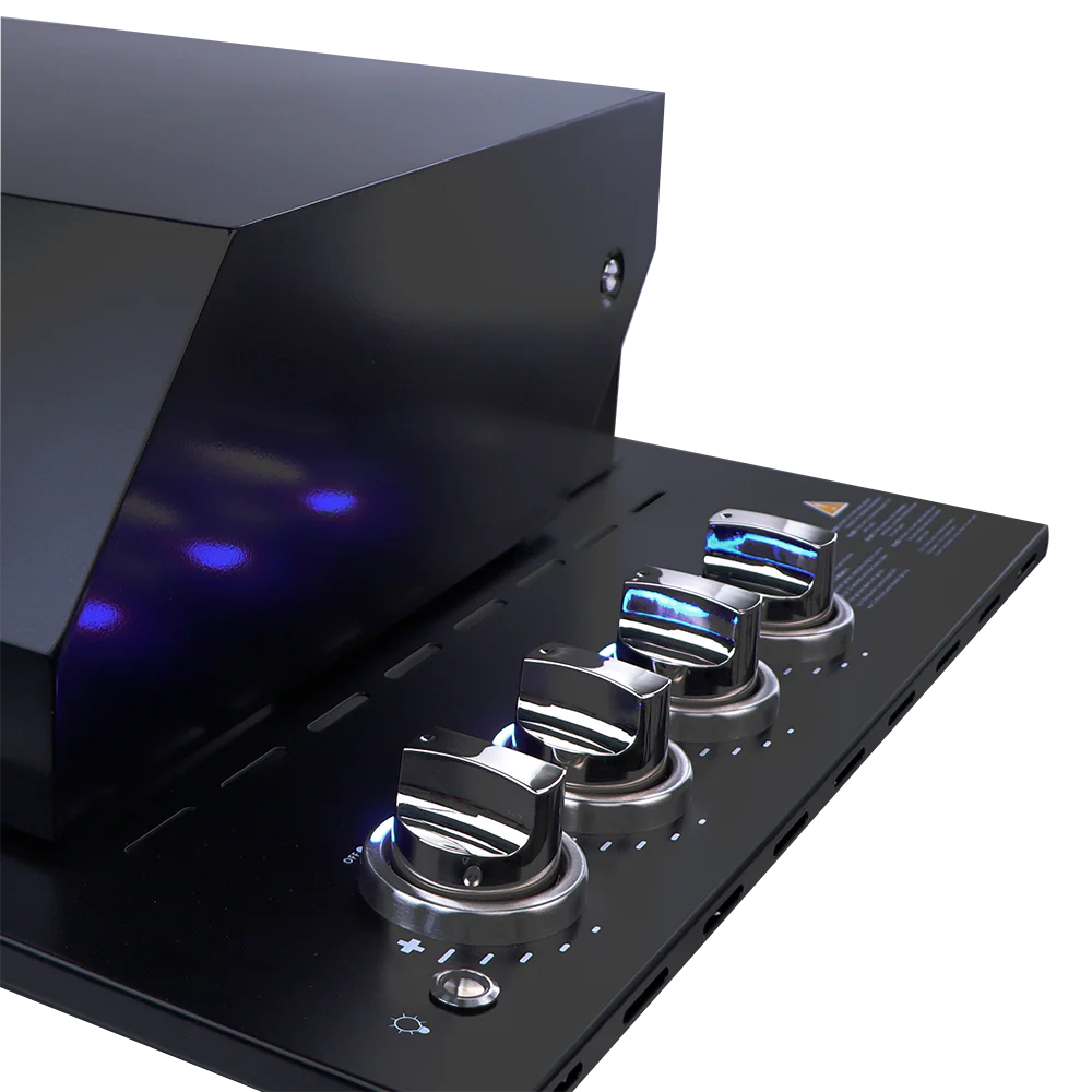 Smart 4000DG SL-BLK Four Burner Drop-In BBQ in Black