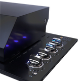 Smart 4000DG SL-BLK Four Burner Drop-In BBQ in Black