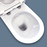 Fienza 406047WA Resort Back-to-Wall Toilet Suite, S Trap, 90-200, with  Top Inlet, White