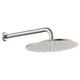 Fienza 411109BN-B Empire Slim Shower Arm Set, Brushed Nickel