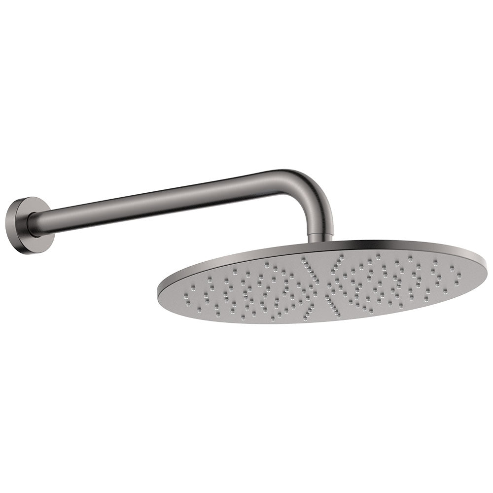 Fienza 411109GM-B Empire Slim Shower Arm Set, Gun Metal