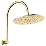 Fienza 411109UB-D Empire Slim Curved Shower Arm Set, Urban Brass