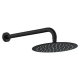 Fienza 411125B-B Kaya Wall Arm Shower Set, Matte Black