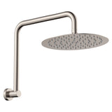 Fienza 411125COBN-A Kaya Gooseneck Shower Arm Set, Brushed Nickel