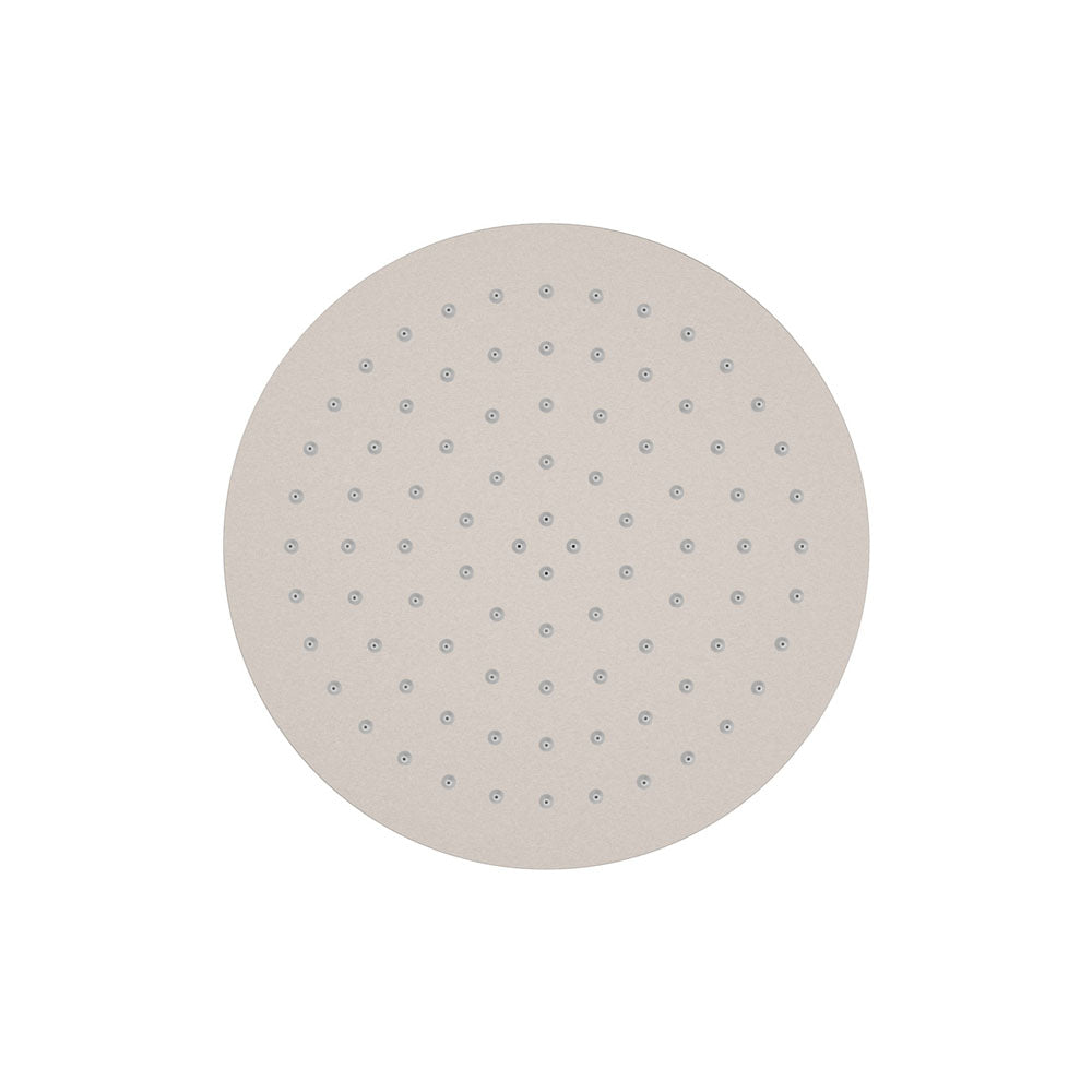 Fienza 411125BN Kaya Round 250 Shower Head, Brushed Nickel