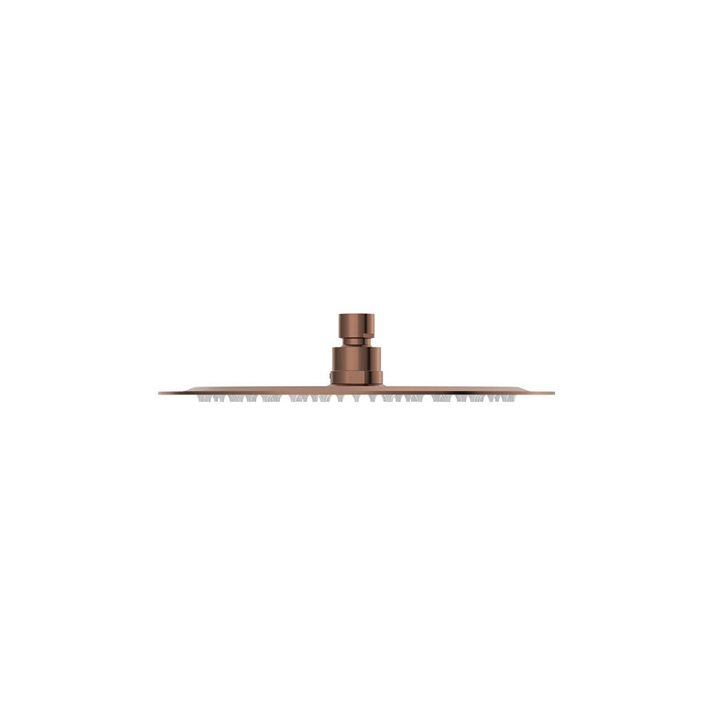 Fienza 411125CO Kaya Round Shower Head 250mm, Brushed Copper